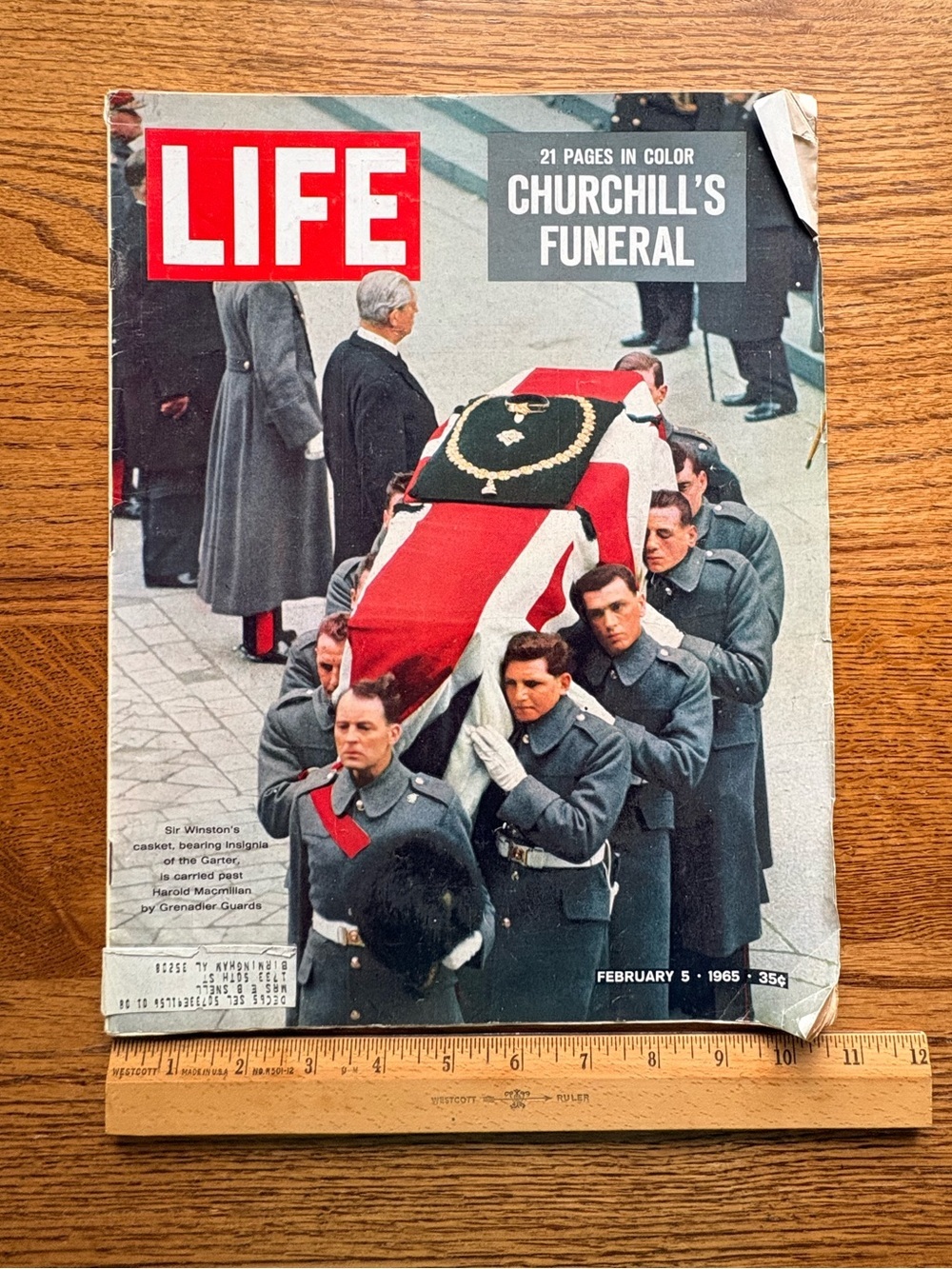 VTG Life Magazine - Churchill's Funeral -February 5, 1965- 102 pages-collectible - Picture 8 of 9